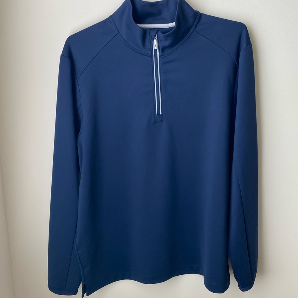 Tommy Bahama Men’s Navy Half Zip Sweatshirt Size Medium